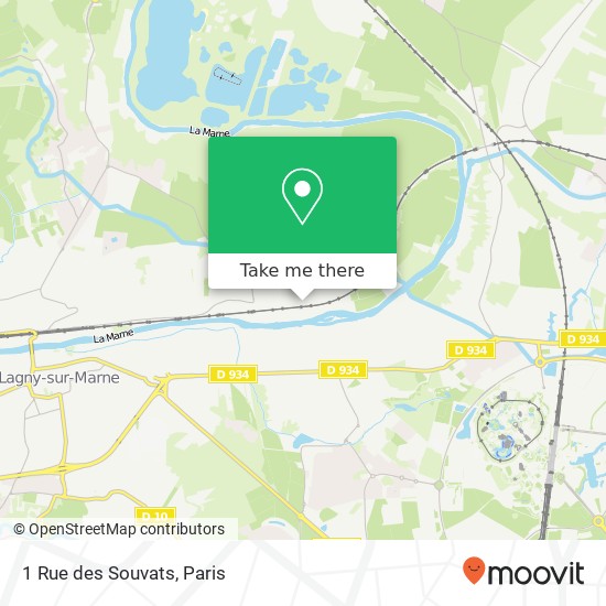 1 Rue des Souvats map