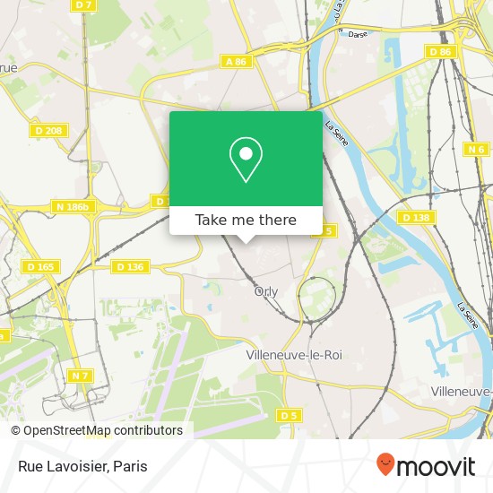 Rue Lavoisier map