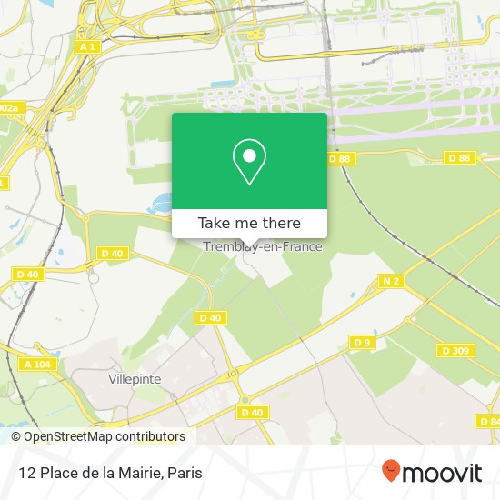 12 Place de la Mairie map