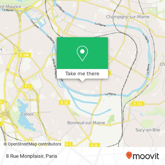 8 Rue Monplaisir map