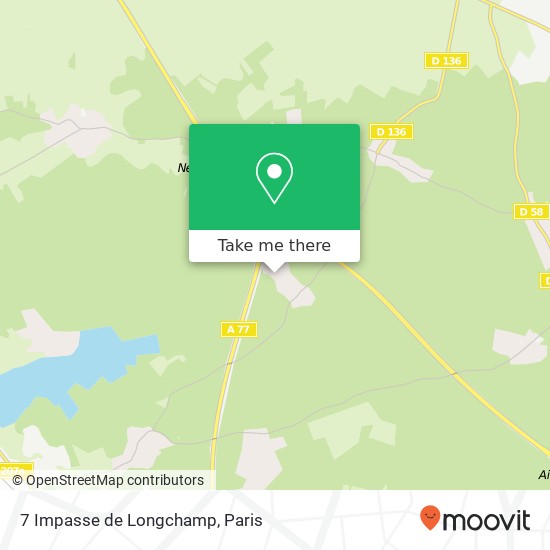 7 Impasse de Longchamp map