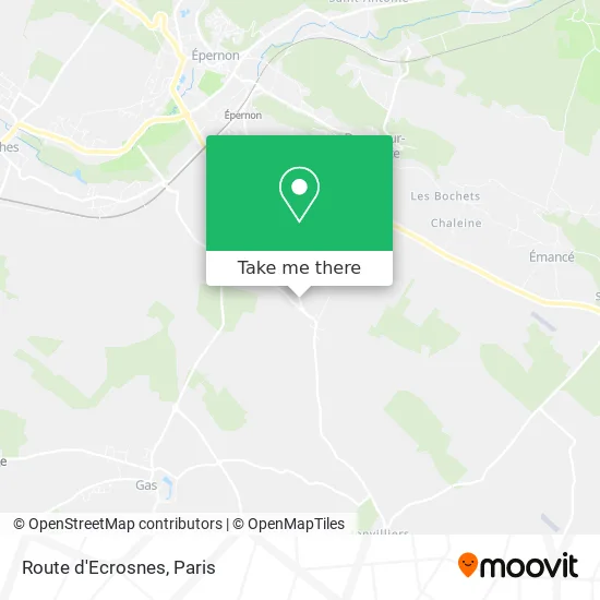 Route d'Ecrosnes map