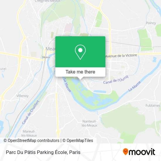 Parc Du Pâtis Parking École map