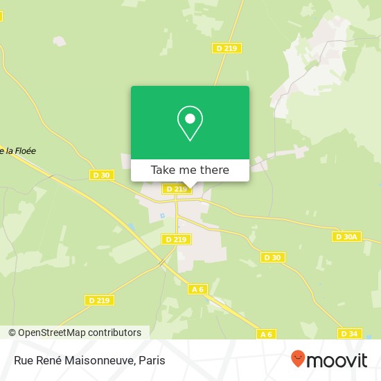 Mapa Rue René Maisonneuve