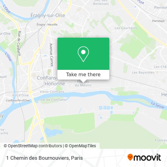 1 Chemin des Bournouviers map