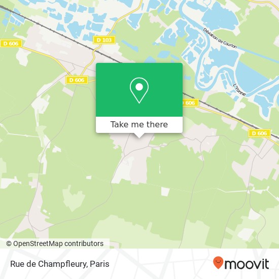 Mapa Rue de Champfleury