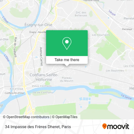 34 Impasse des Frères Dheret map