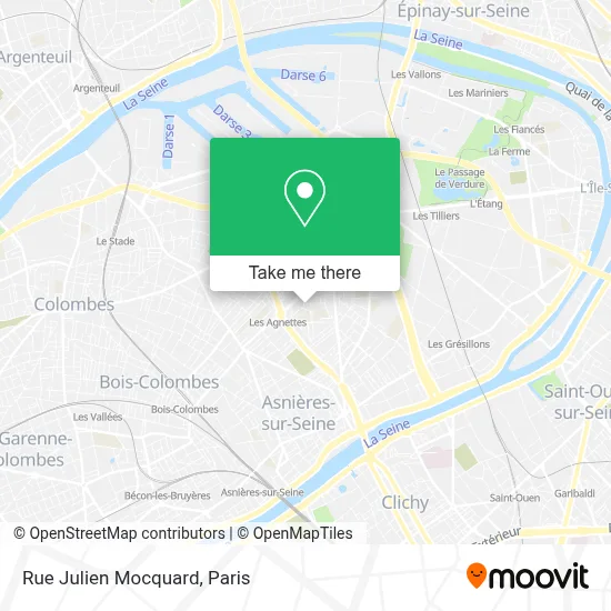 Rue Julien Mocquard map