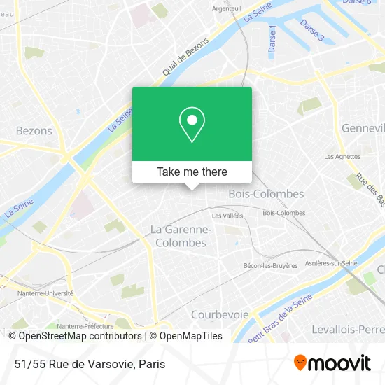 51/55 Rue de Varsovie map