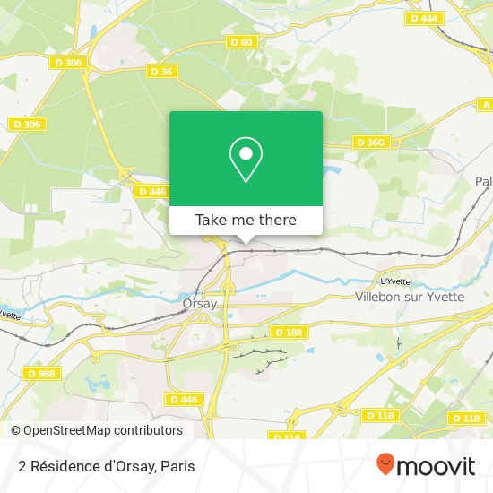 2 Résidence d'Orsay map
