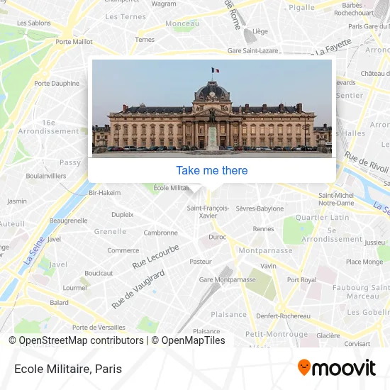 Ecole Militaire map