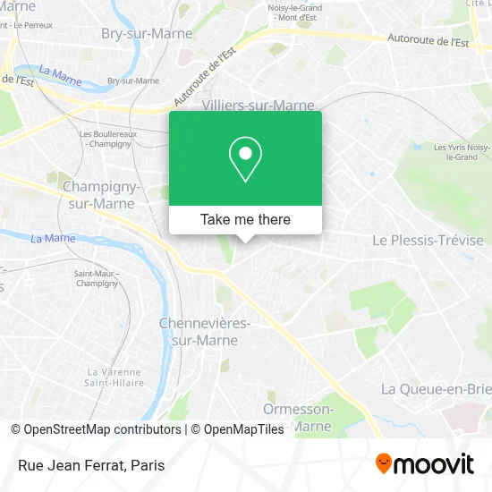 Mapa Rue Jean Ferrat