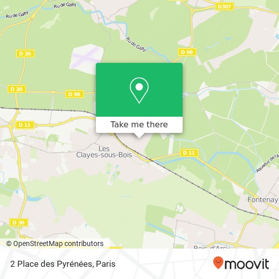2 Place des Pyrénées map