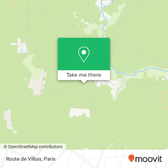 Route de Villuis map