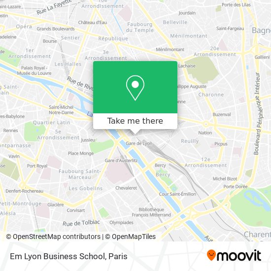 Mapa Em Lyon Business School