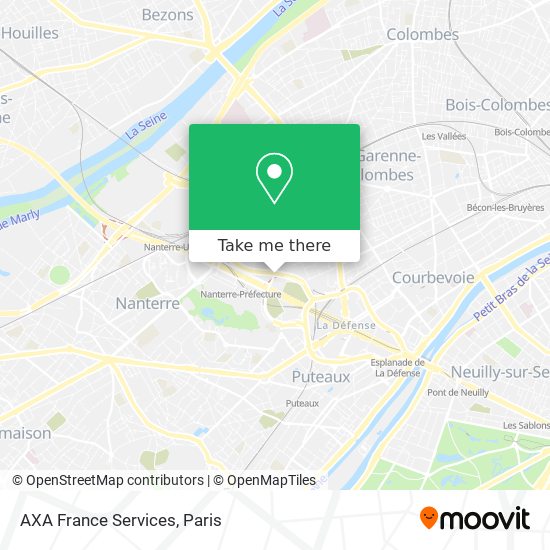 AXA France Services map