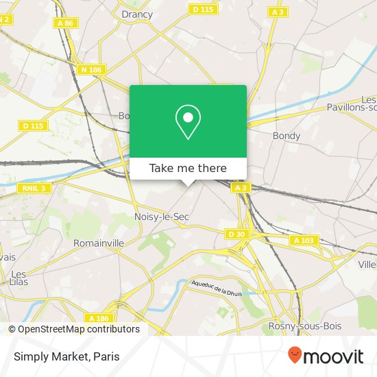 Mapa Simply Market