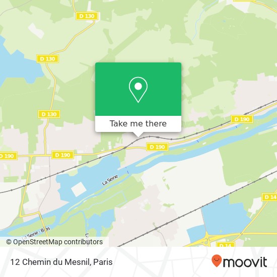 12 Chemin du Mesnil map