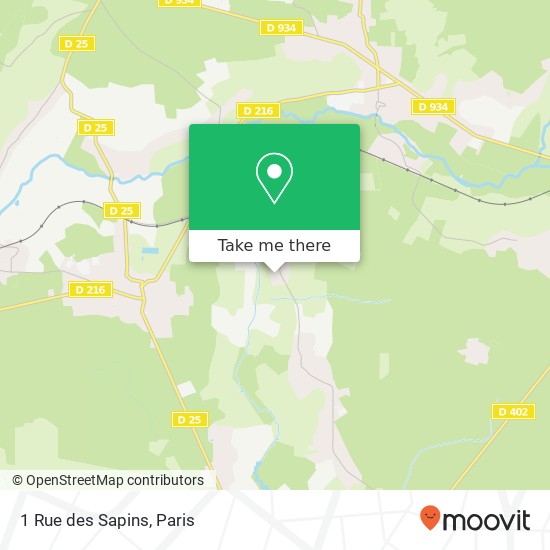 1 Rue des Sapins map