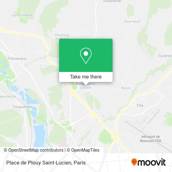Place de Plouy Saint-Lucien map