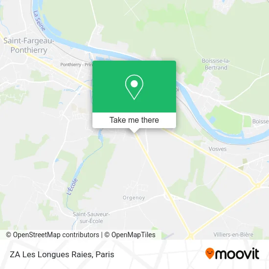 ZA Les Longues Raies map