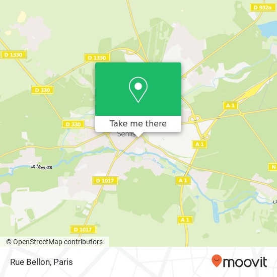 Rue Bellon map