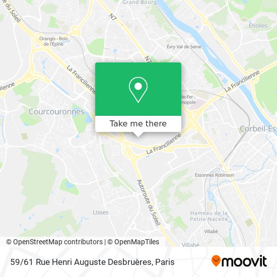 59 / 61 Rue Henri Auguste Desbruères map
