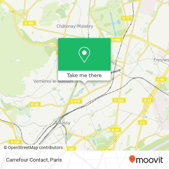 Carrefour Contact map