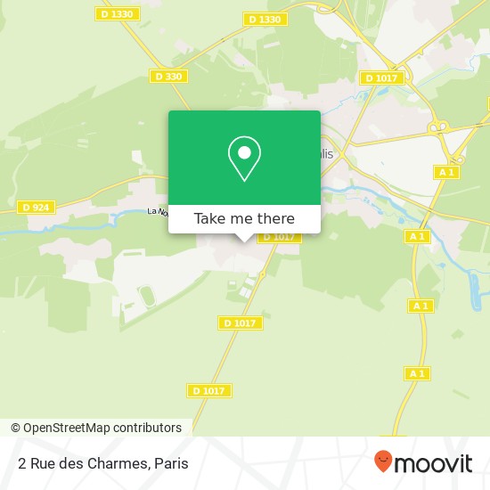 2 Rue des Charmes map