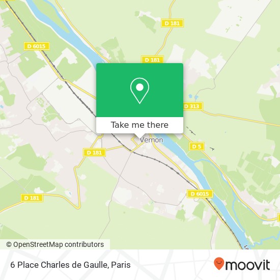 6 Place Charles de Gaulle map