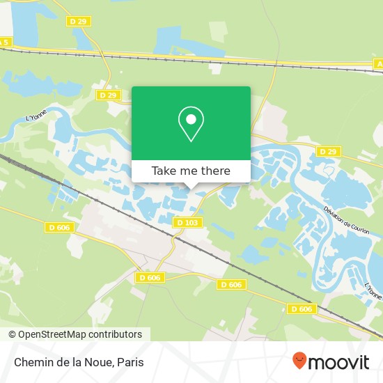 Chemin de la Noue map