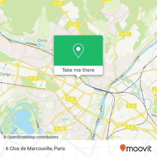 Mapa 6 Clos de Marcouville