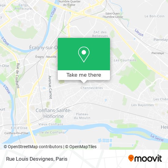 Mapa Rue Louis Desvignes