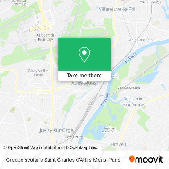 Groupe scolaire Saint Charles d'Athis-Mons map