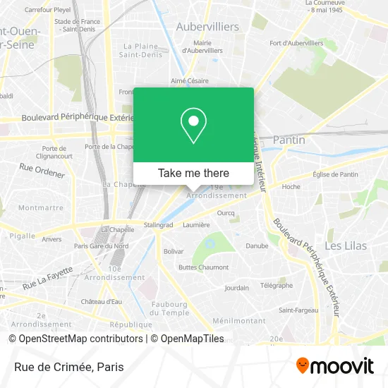 Rue de Crimée map