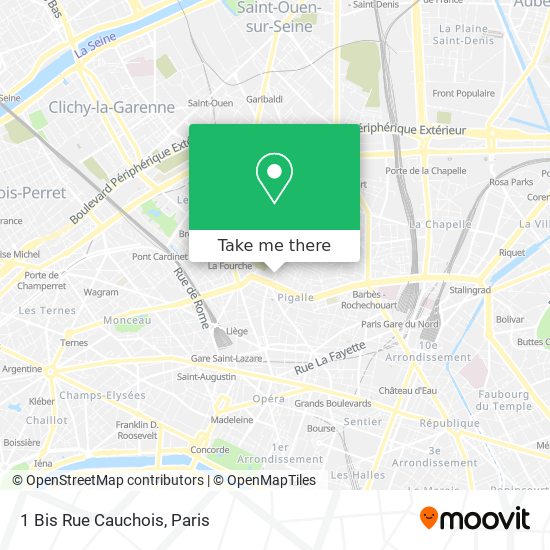 1 Bis Rue Cauchois map