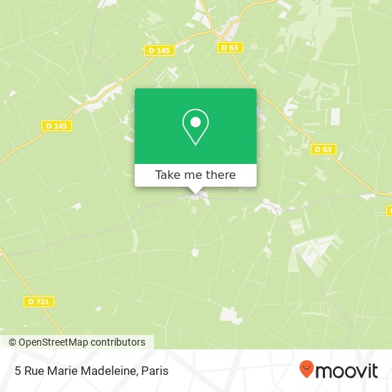 Mapa 5 Rue Marie Madeleine