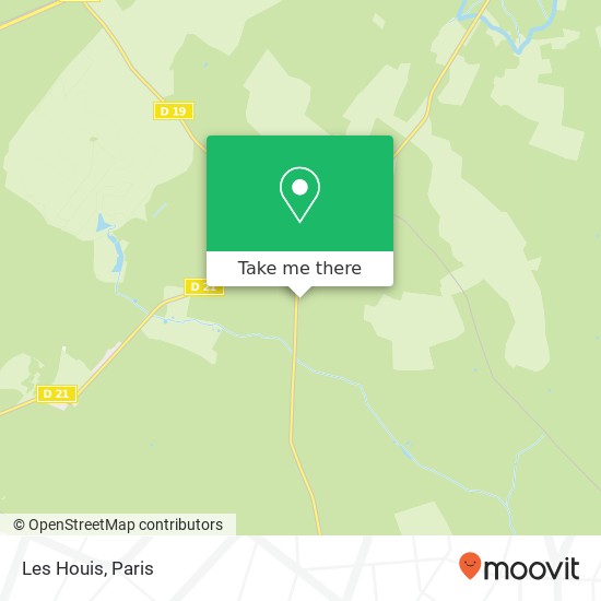 Les Houis map