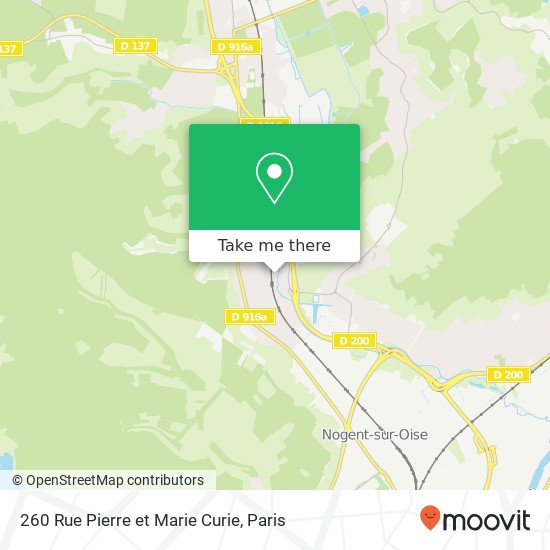 Mapa 260 Rue Pierre et Marie Curie