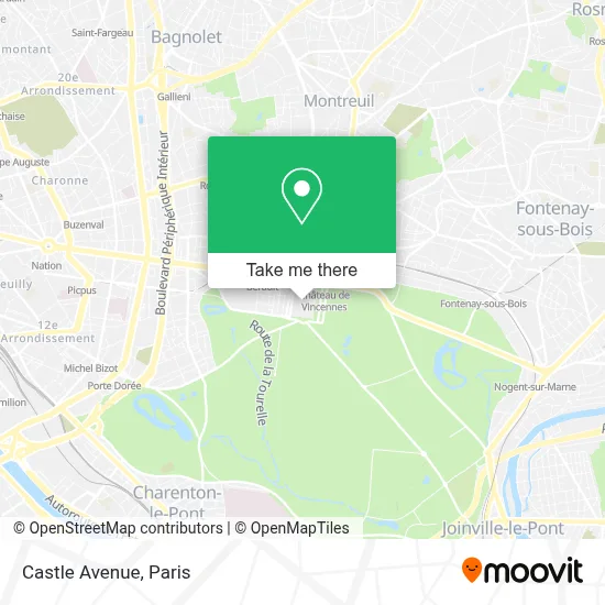 Avenue du Château map