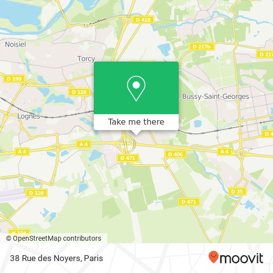 38 Rue des Noyers map