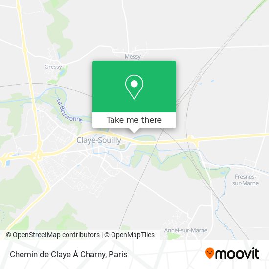 Chemin de Claye À Charny map