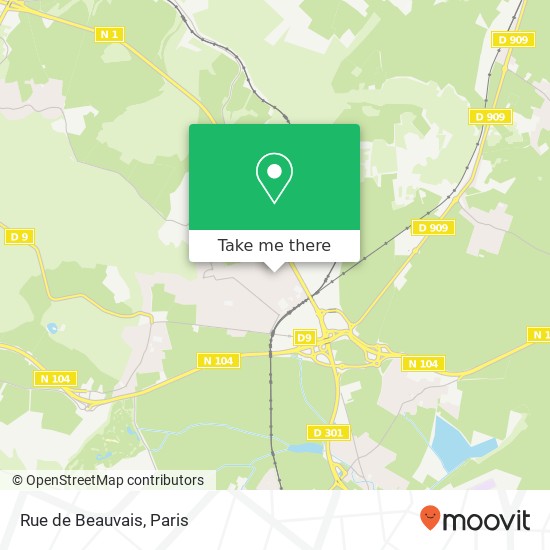 Rue de Beauvais map