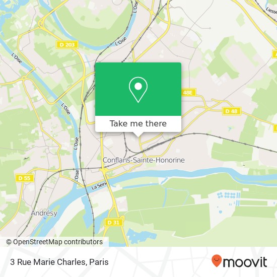 Mapa 3 Rue Marie Charles