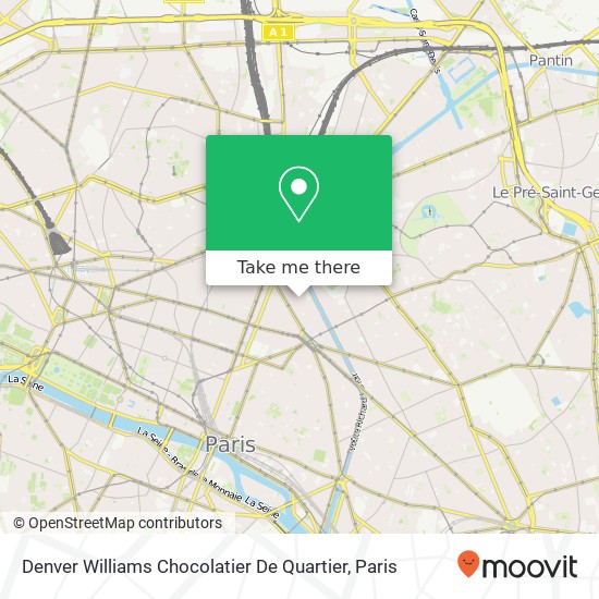 Mapa Denver Williams Chocolatier De Quartier