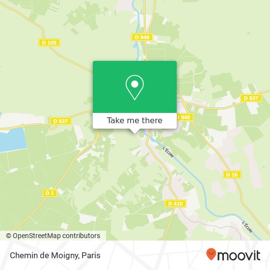 Chemin de Moigny map