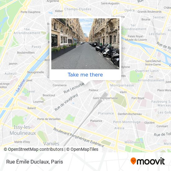 Rue Émile Duclaux map