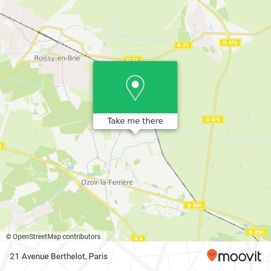 21 Avenue Berthelot map