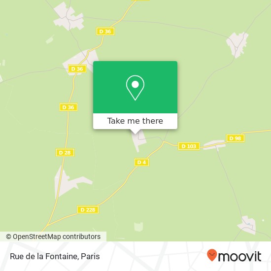 Mapa Rue de la Fontaine