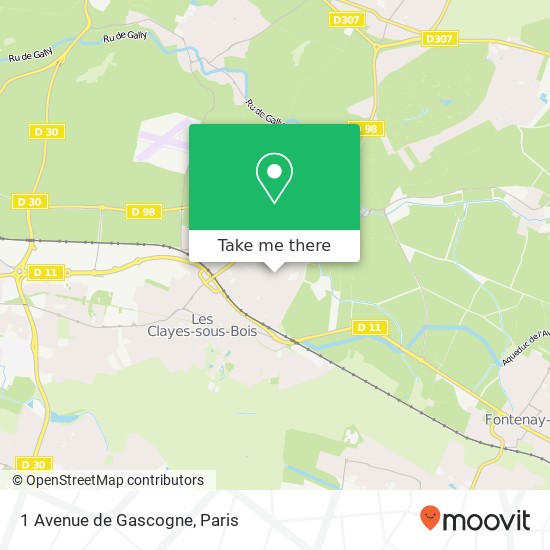 1 Avenue de Gascogne map